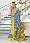 Tew Pure Mulmul Cotton Printed Fancy Saree Suppliers In India